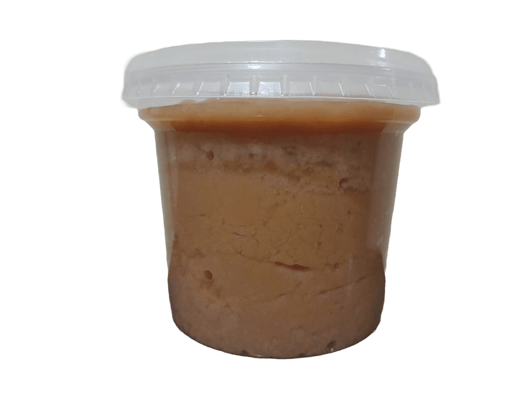 imagem de doce de leite no pote medio